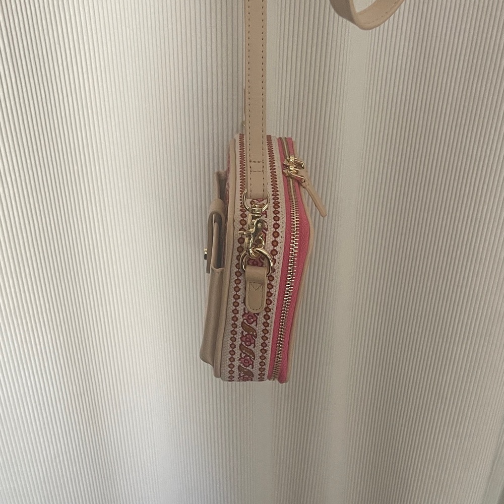 Spartina 449- Floral Embroidered leather crossbody Bag - Picture 15 of 15